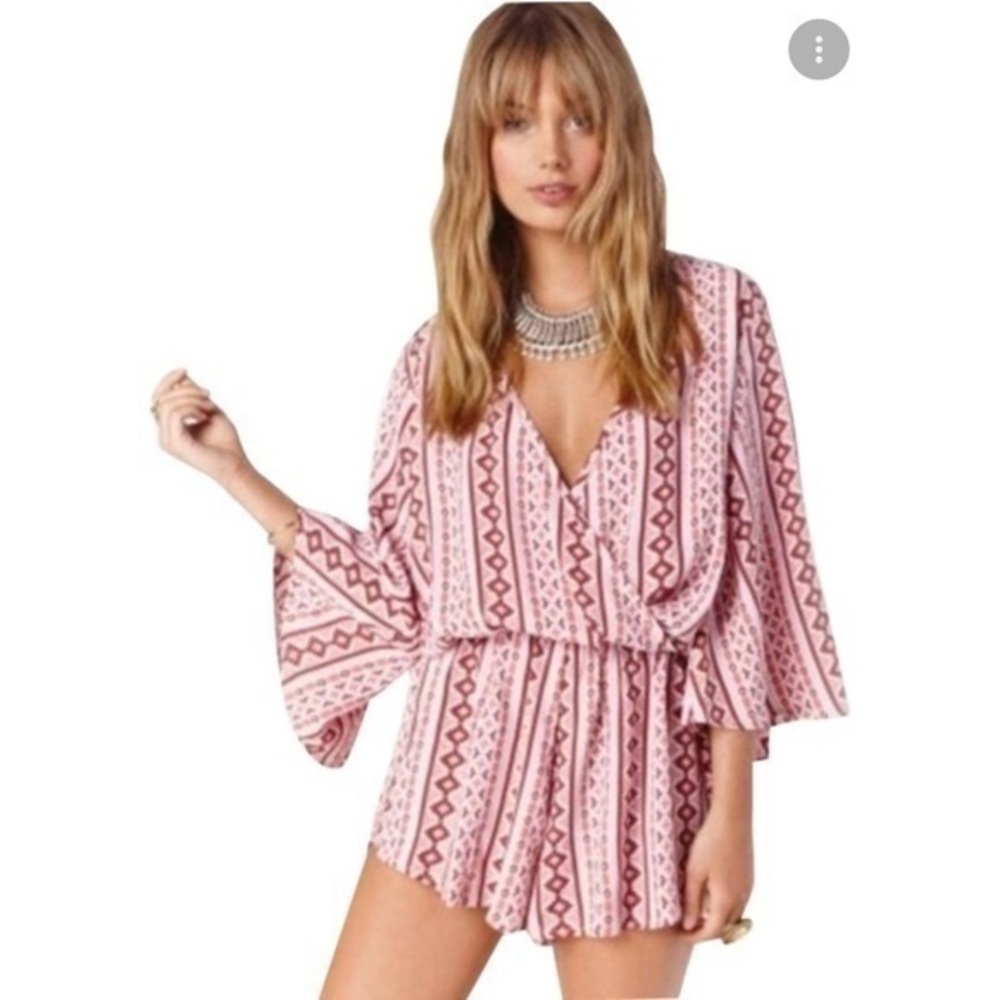 Blue life wild free romper jumpsuit